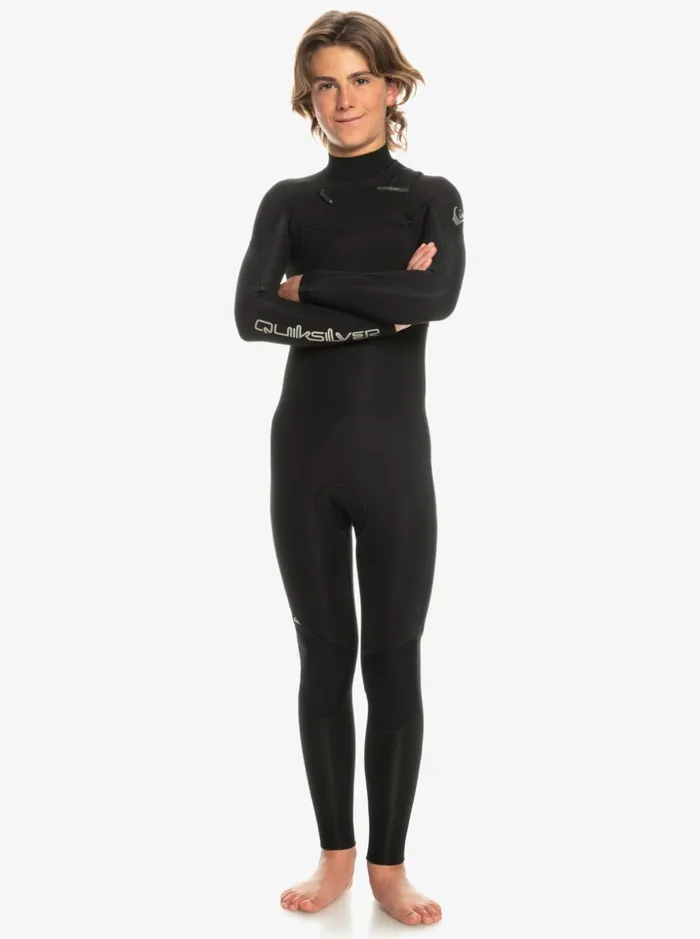 Boys Quiksilver Wetsuits Boy039s 816 32mm Everyday Sessions Chest Zip Wetsuit Black Boys Quiksilver Wetsuits Boy039s 816 32mm Everyday Sessions Chest Zip Wetsuit Black