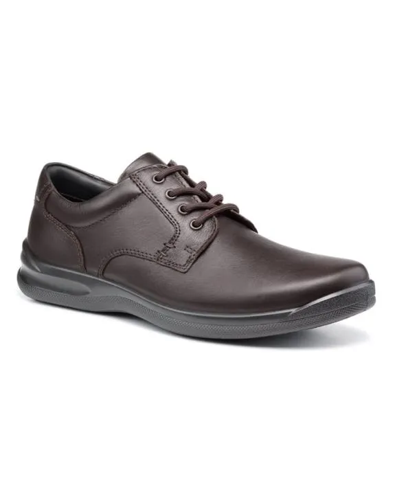 Burton II Shoes Dark Brown Mens Hotter Smart and Formal Shoes