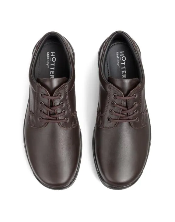 Burton II Shoes Dark Brown Mens Hotter Smart and Formal Shoes