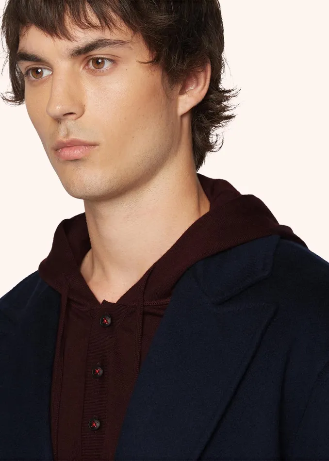 CASHMERE DOUBLE CLOTH COAT Men Kiton Outerwear CASHMERE DOUBLE CLOTH COAT Men Kiton Outerwear