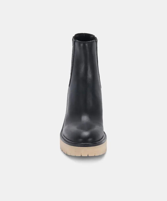 Caster H2O Booties Black Leather Women Dolce Vita Boots and Booties