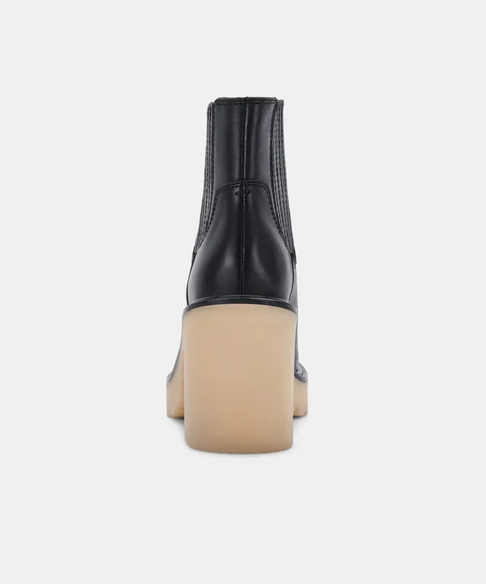 Caster H2O Booties Black Leather Women Dolce Vita Boots and Booties