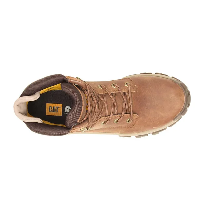 Cat Footwear Boots Men039s Invader Hi Steel Toe Work Boot Mushroom 8211 Men