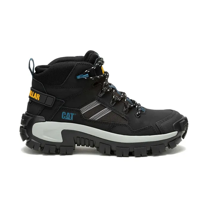 Cat Footwear Boots Men039s Invader Mid Vent Composite Toe Work Boot Black 8211 Men