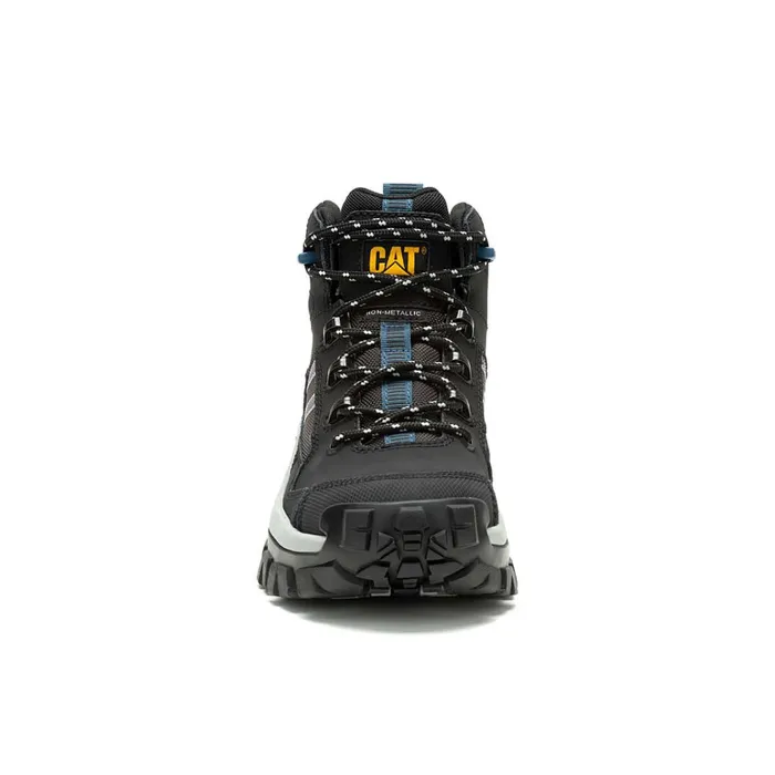 Cat Footwear Boots Men039s Invader Mid Vent Composite Toe Work Boot Black 8211 Men