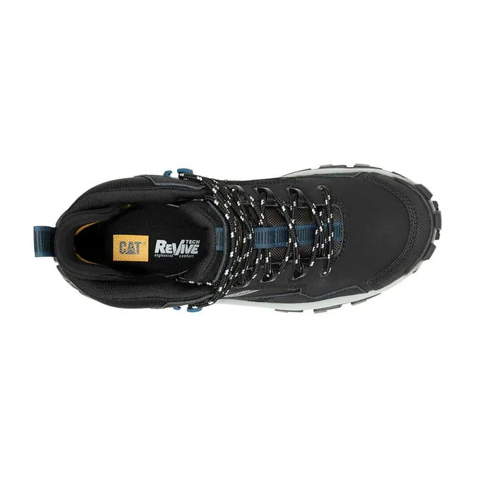 Cat Footwear Boots Men039s Invader Mid Vent Composite Toe Work Boot Black 8211 Men