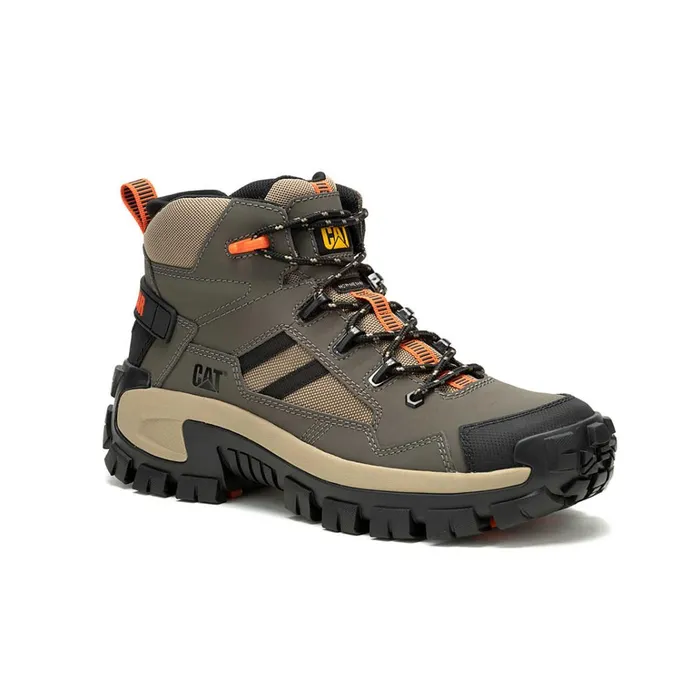 Cat Footwear Boots Men039s Invader Mid Vent Composite Toe Work Boot Bungee Cord 8211 Men