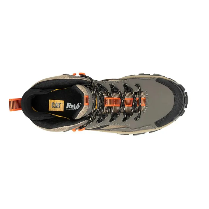 Cat Footwear Boots Men039s Invader Mid Vent Composite Toe Work Boot Bungee Cord 8211 Men