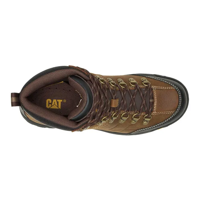 Cat Footwear Boots Men039s Threshold Waterproof Work Boot Real Brown 8211 Men