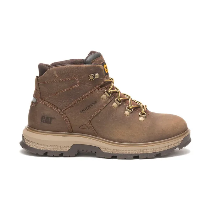 Cat Footwear Soft Toe Men039s Exposition Hiker Waterproof Work Boot Pyramid 8211 Men