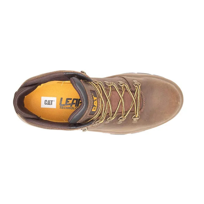 Cat Footwear Soft Toe Men039s Exposition Hiker Waterproof Work Boot Pyramid 8211 Men
