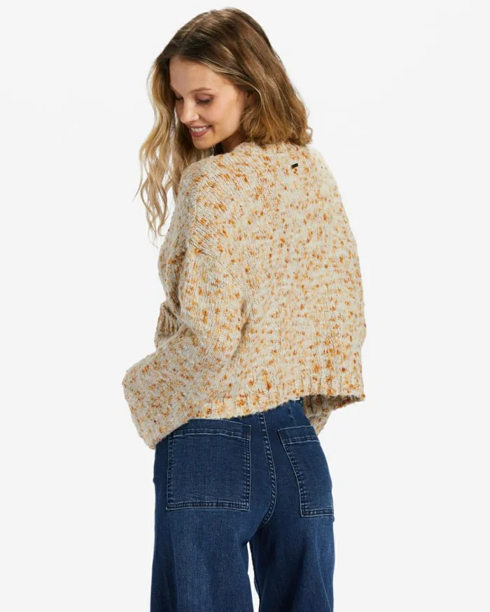 Catch Up Cardigan White Cap Women Billabong Sweaters