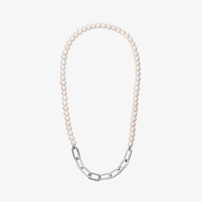 Chain Necklaces Women Pandora Online ME Treated Freshwater Cultured Pearl Necklace