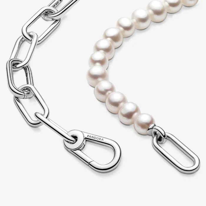 Chain Necklaces Women Pandora Online ME Treated Freshwater Cultured Pearl Necklace