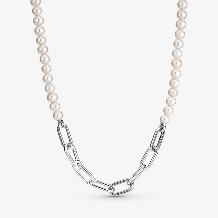 Chain Necklaces Women Pandora Online ME Treated Freshwater Cultured Pearl Necklace