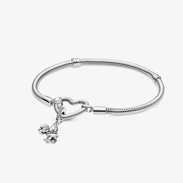 Charm Bracelets Women Pandora Married Couple Dangle Charm Wedding Gift Set