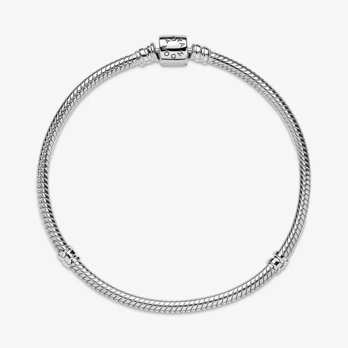 Charm Bracelets Women Pandora Online Moments Barrel Clasp Snake Chain Bracelet Sterling Silver