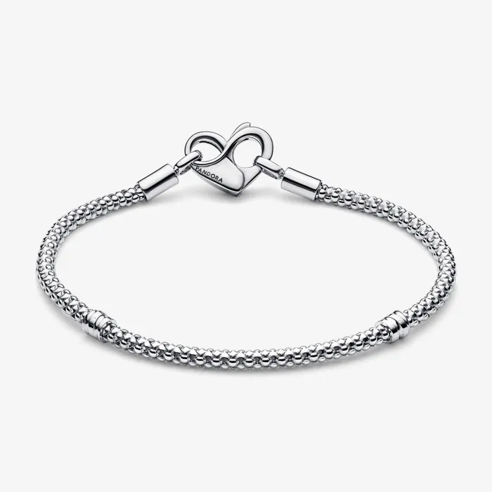 Charm Bracelets Women Pandora Online Moments Studded Chain Bracelet Sterling Silver