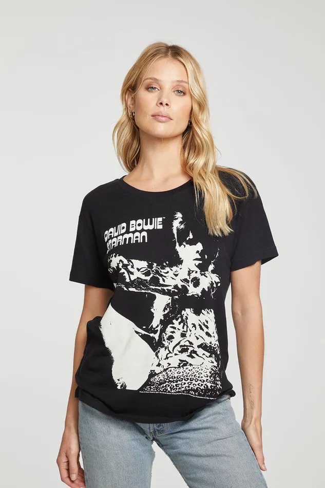 Chaser Brand David Bowie Starman Womens Tops