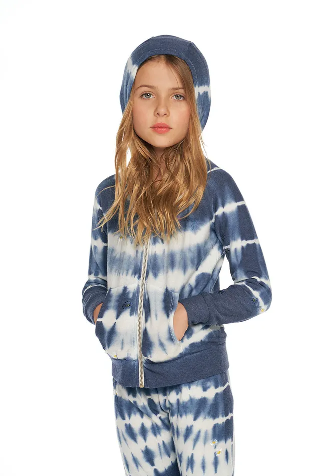 Chaser Brand Happy Daisy Hoodie Girls Tops Chaser Brand Happy Daisy Hoodie Girls Tops