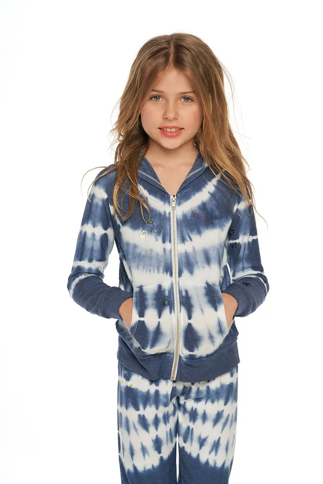Chaser Brand Happy Daisy Hoodie Girls Tops Chaser Brand Happy Daisy Hoodie Girls Tops