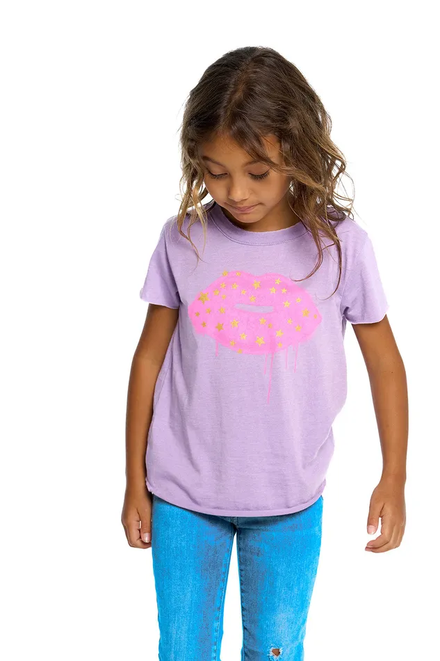Chaser Brand Star Lips Girls Tops Chaser Brand Star Lips Girls Tops