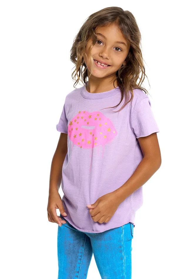 Chaser Brand Star Lips Girls Tops Chaser Brand Star Lips Girls Tops