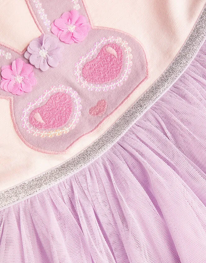 Children Baby Disco Bunny Dress Purple Monsoon Dresses