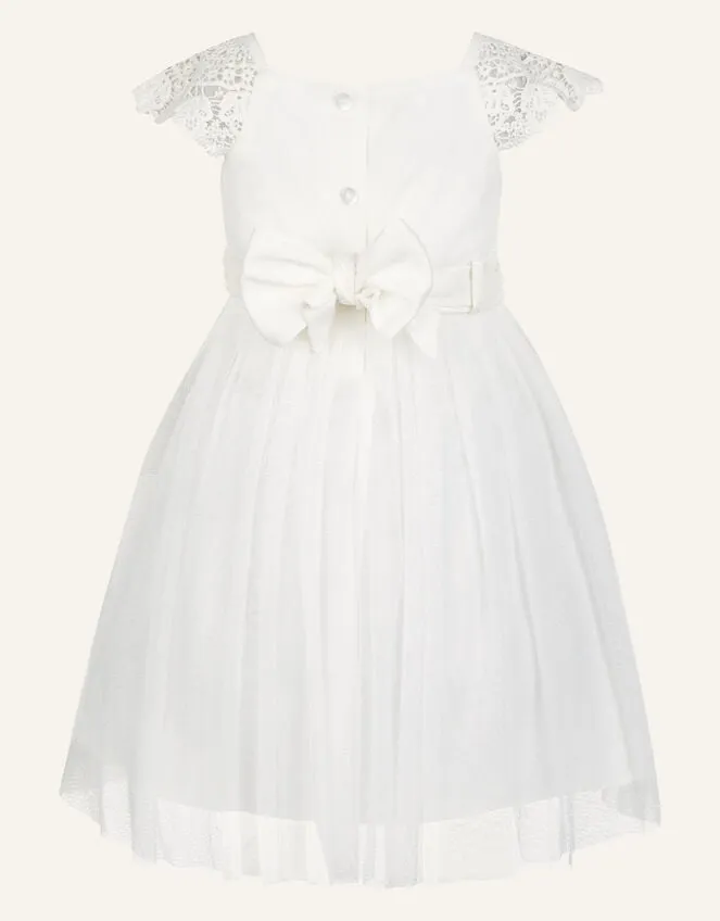 Children Baby Estella Dress Ivory Monsoon Dresses