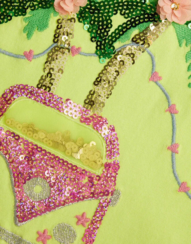 Children Campervan Embellished TShirt Green Monsoon Tops and TShirts