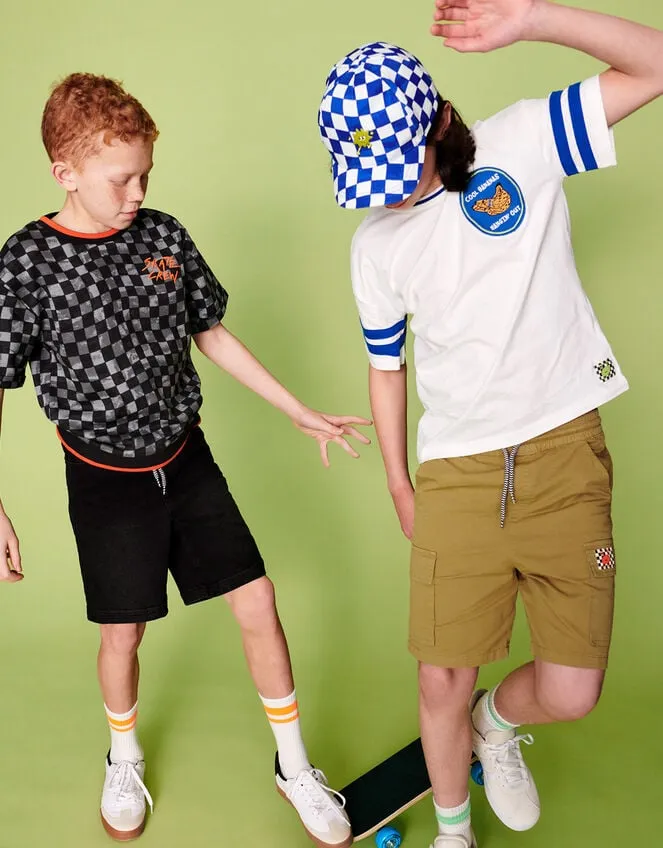 Children Cargo Pocket Shorts Natural Monsoon Casualwear Collection