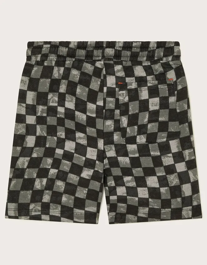 Children Checkerboard Shorts Black Monsoon Casualwear Collection