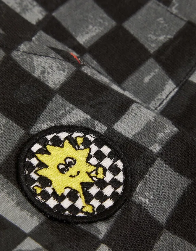 Children Checkerboard Shorts Black Monsoon Casualwear Collection
