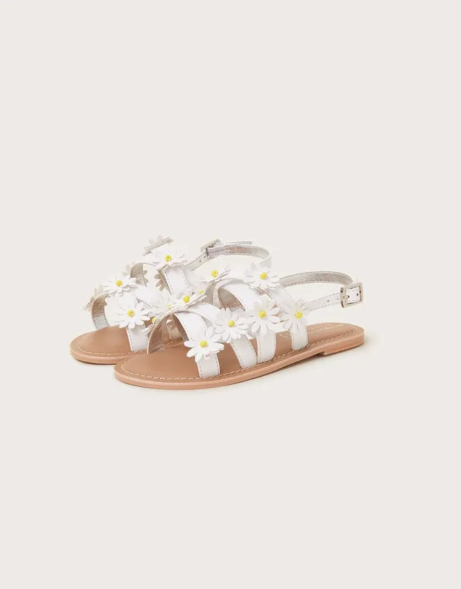 Children Daisy Strap Sandals White Monsoon Girls039 Shoes and Sandals