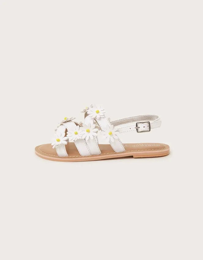 Children Daisy Strap Sandals White Monsoon Girls039 Shoes and Sandals