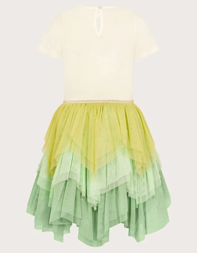 Children Disco Koala Dress Green Monsoon Dresses
