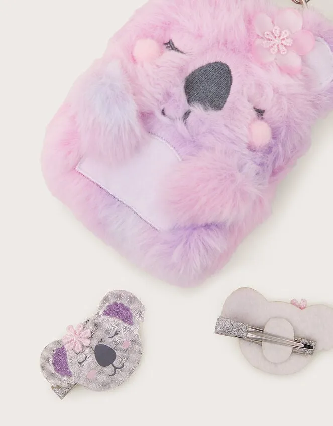Children Koala Keyring And Hair Clips Monsoon Girls039 Bags and Purses