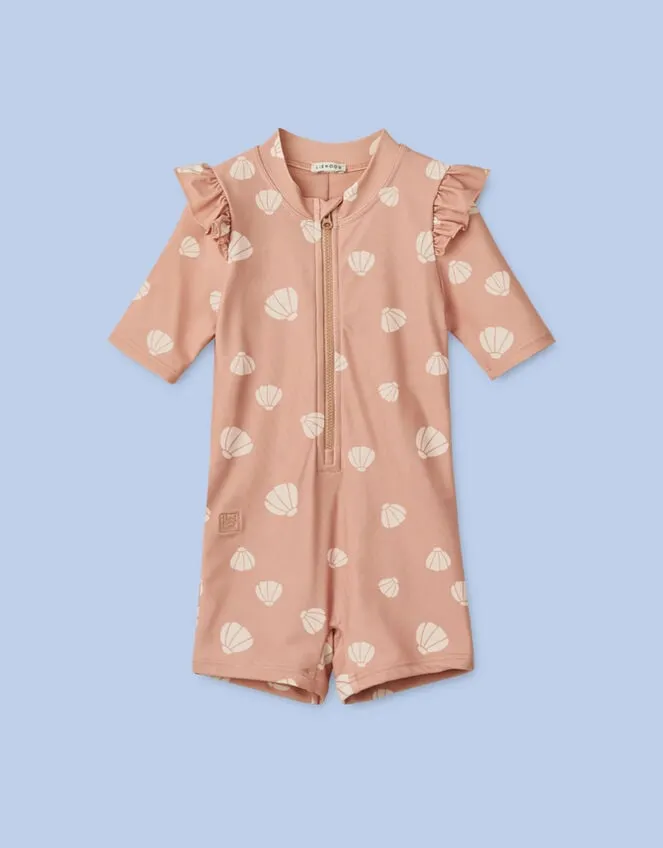 Children Liewood Amel Swimswuit Pink Monsoon Beachwear and Swimwear