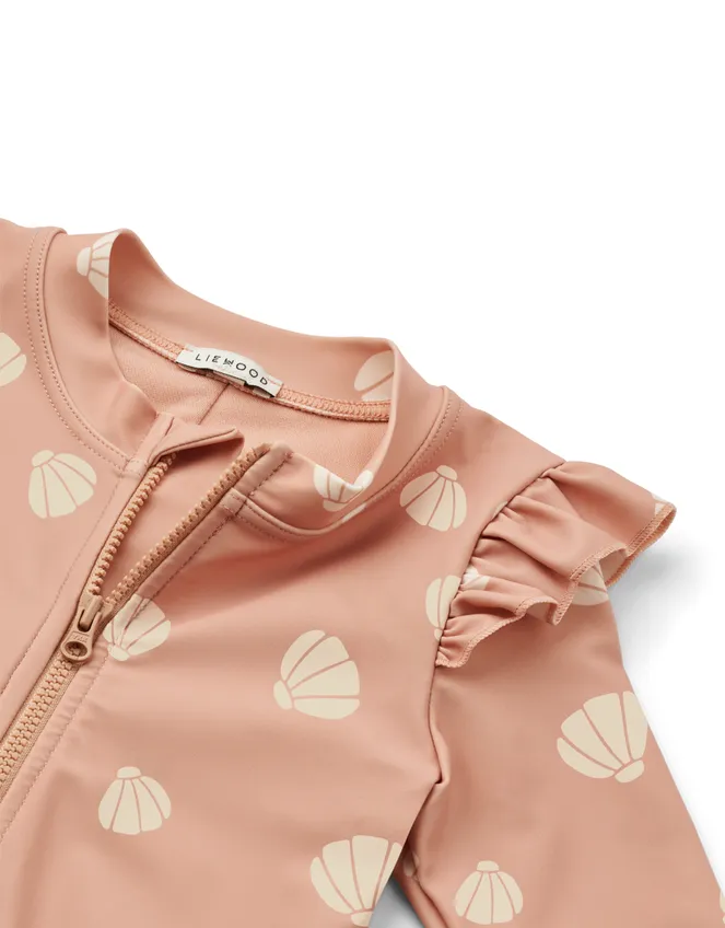 Children Liewood Amel Swimswuit Pink Monsoon Beachwear and Swimwear