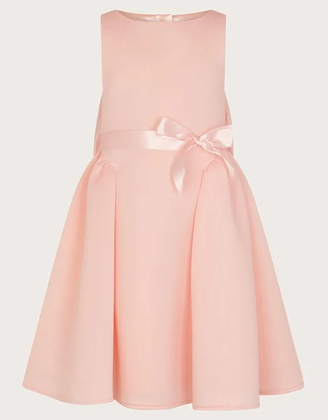 Children Molly Scuba Bridesmaid Dress Pink Monsoon Dresses