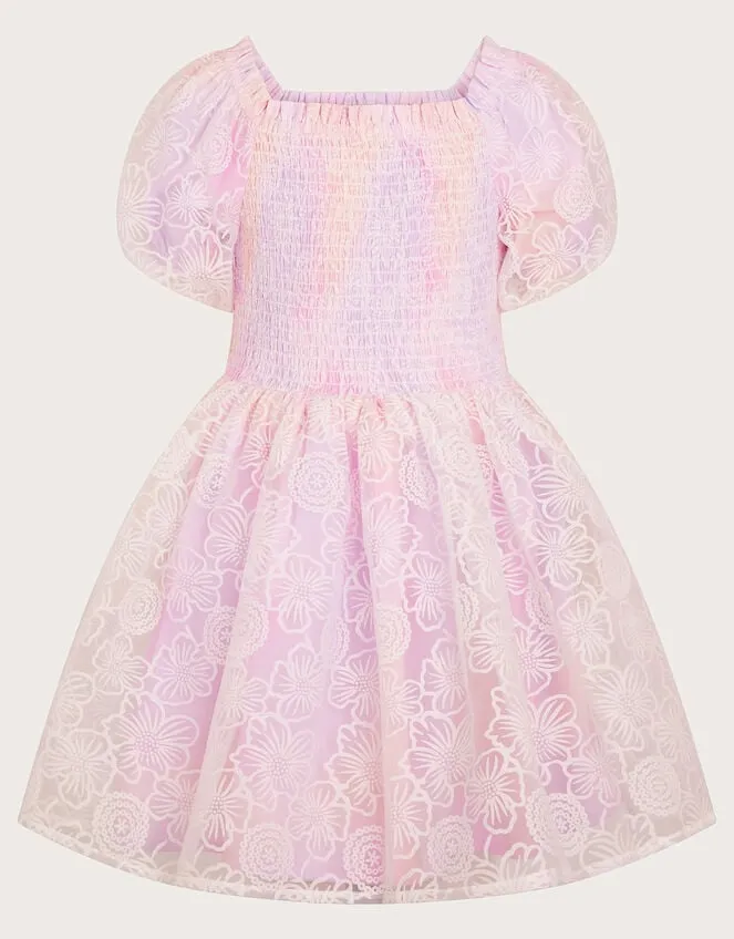 Children Ombre Floral Dress Purple Monsoon Dresses