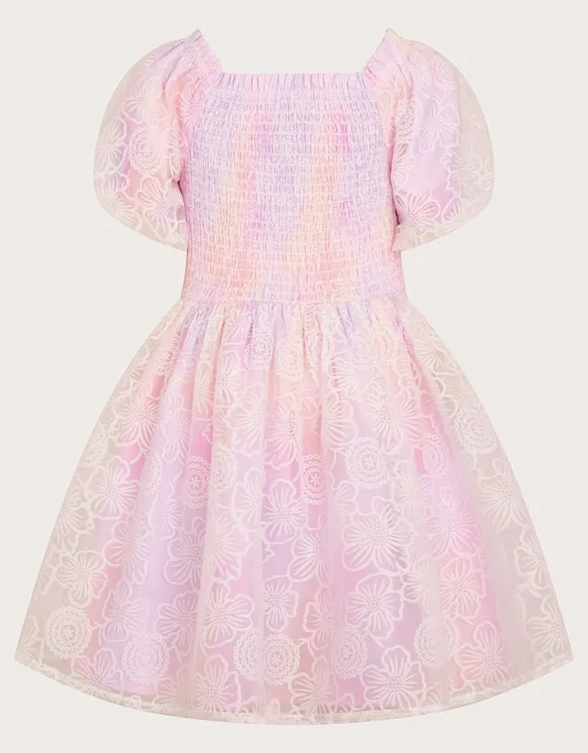 Children Ombre Floral Dress Purple Monsoon Dresses