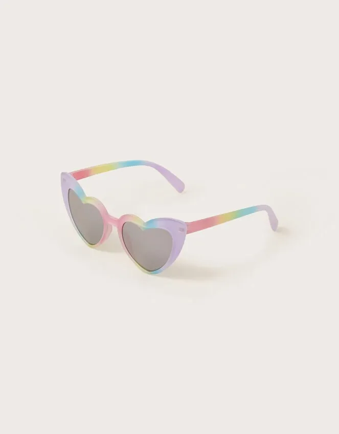 Children Ombre Heart Sunglasses With Case Monsoon Hats and Sunglasses