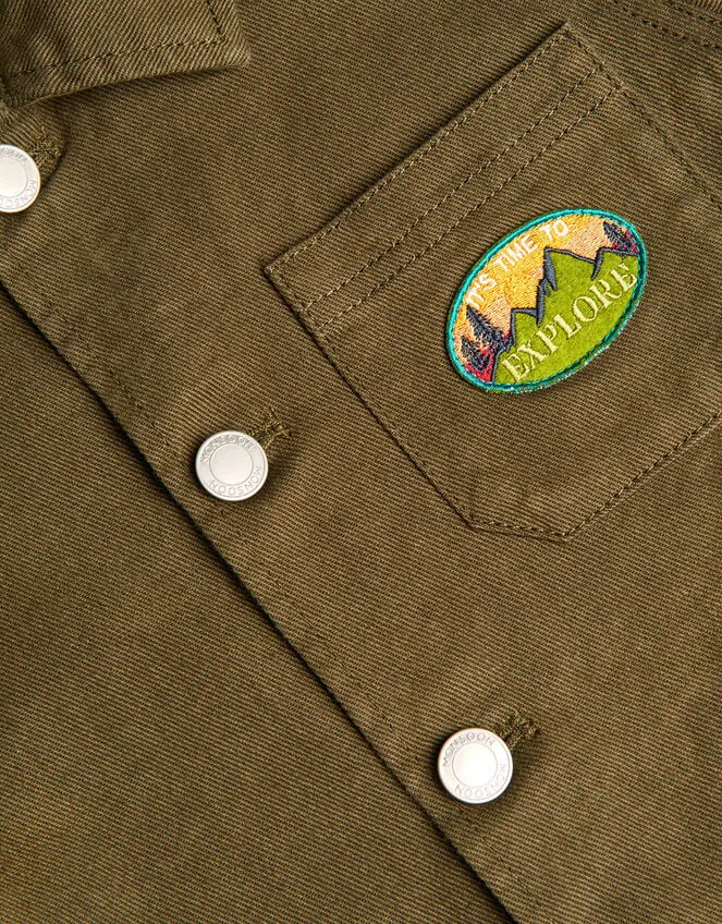 Children Ranger Shacket Green Monsoon Tops and TShirts