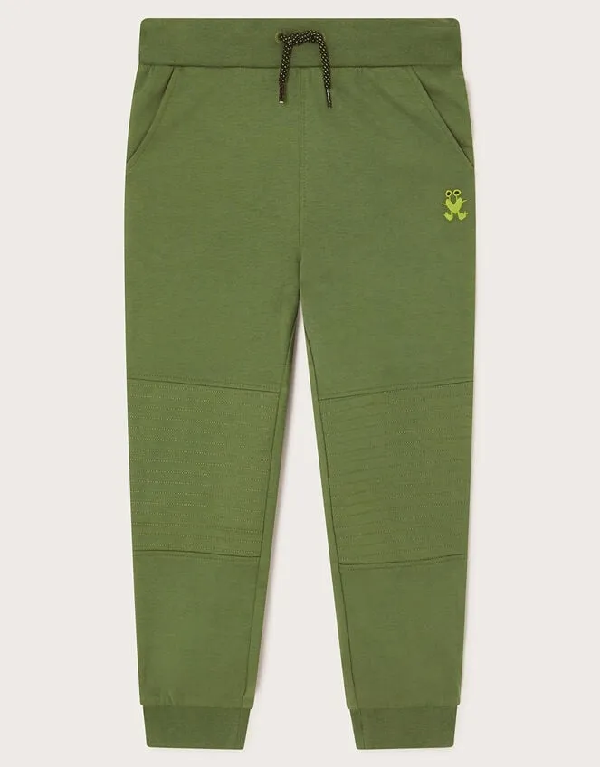 Children Reinforced Knee Joggers Green Monsoon Casualwear Collection