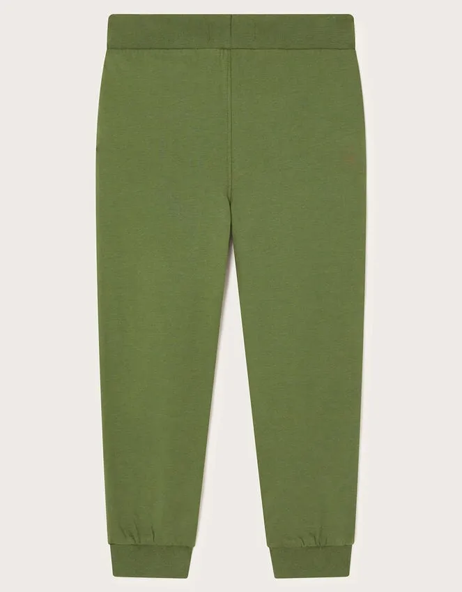 Children Reinforced Knee Joggers Green Monsoon Casualwear Collection