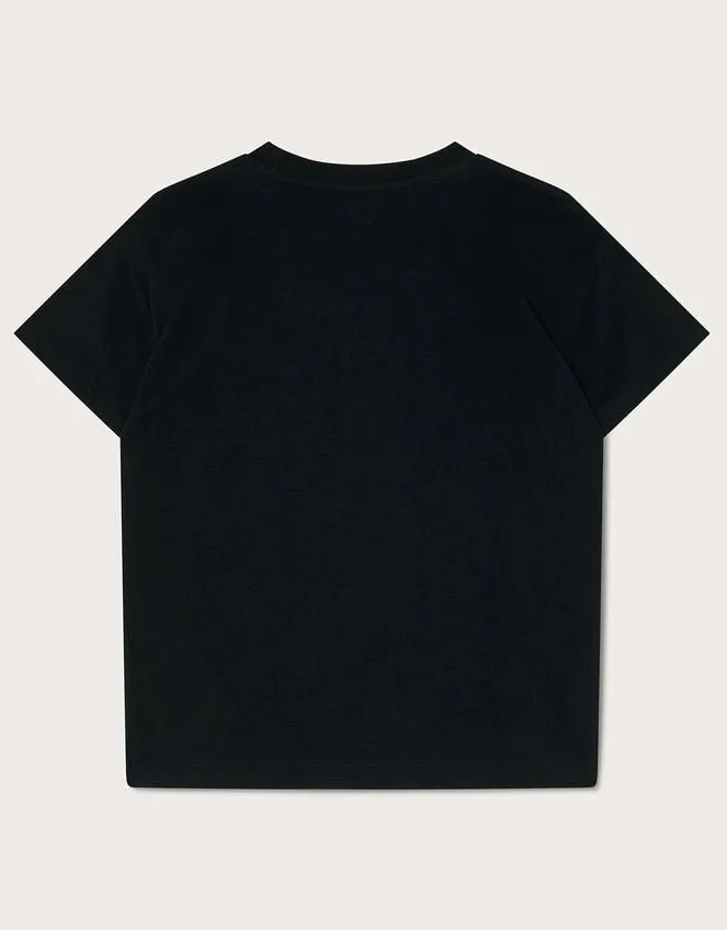 Children Skating Star TShirt Black Monsoon Casualwear Collection