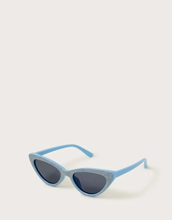Children Sparkle Cateye Sunglasses With Case Monsoon Hats and Sunglasses