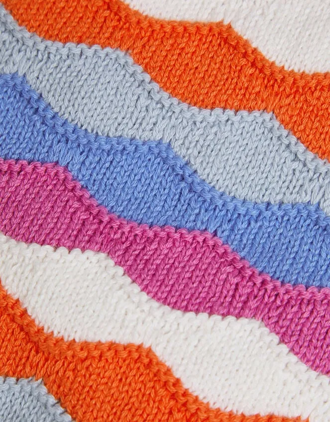 Children Stripe Knit Top Multi Monsoon Casualwear Collection