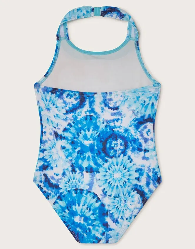 Children Tie Dye Crochet Swimsuit Blue Monsoon Beachwear and Swimwear